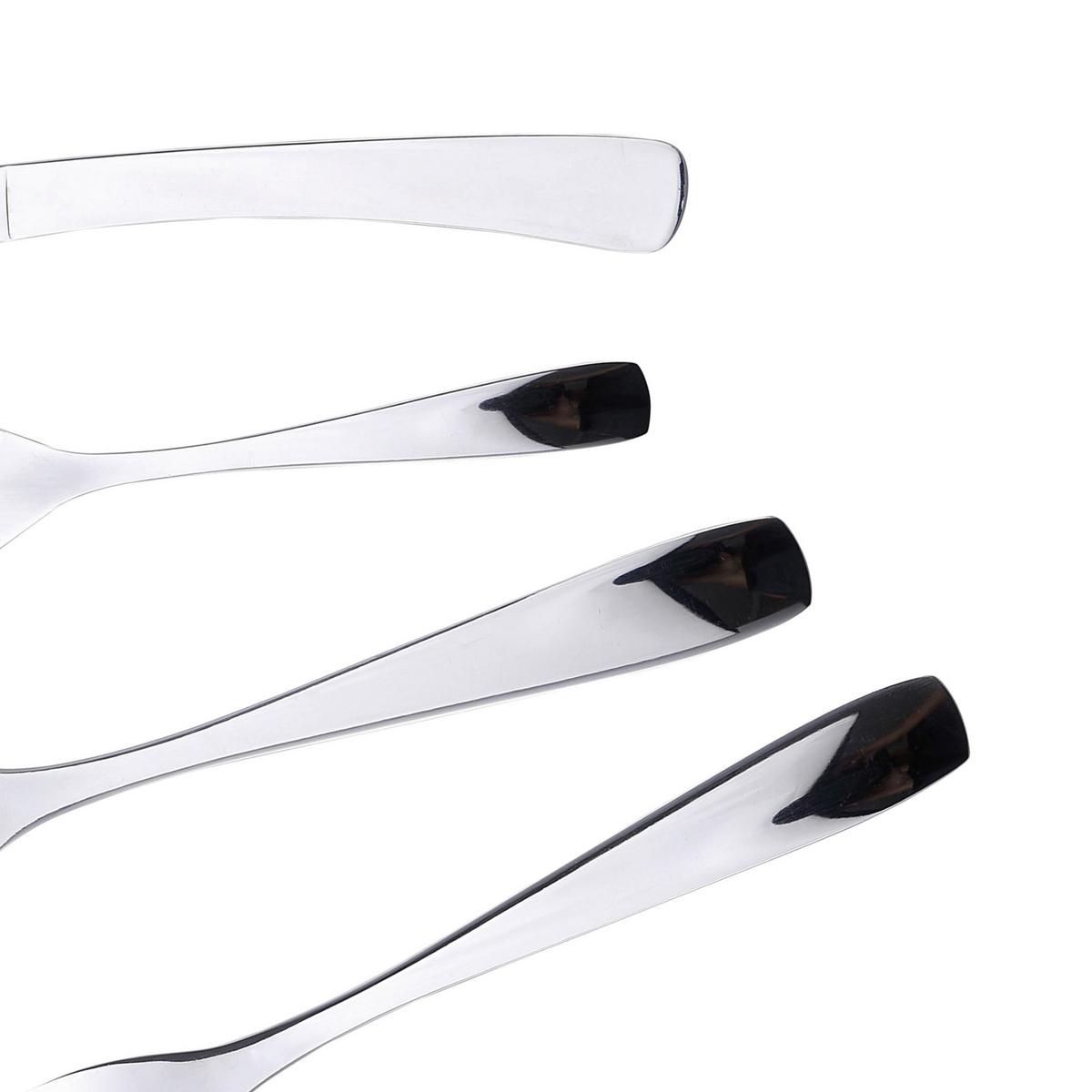 Besteckset 24-Teilig Pisa für 6 Personen - Silberfarben, Basics, Metall (27/7.5/17cm)