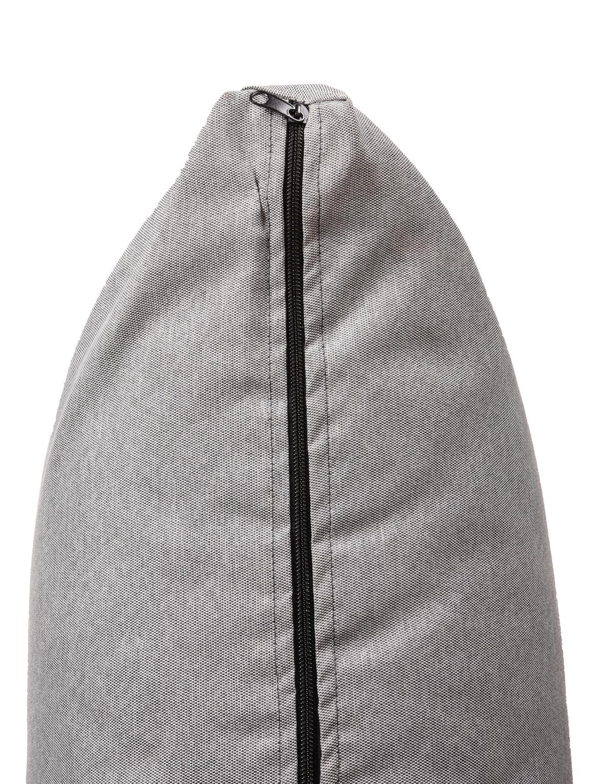 Loungesofa Malta - Schwarz/Grau, Basics, Kunststoff/Textil (180/86/135cm) - Gardenson