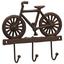 Lišta S Háčikmi Bike -sb- - hnedá, kov (20/20/3cm) - Modern Living Lišta S Háčikmi Bike -sb- - hnedá, kov (20/20/3cm) - Modern Living