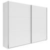 Schwebetürenschrank B: 270 cm Weiß - Weiß, KONVENTIONELL, Holzwerkstoff (270/210/59cm)
