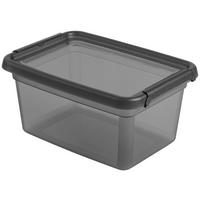 ÚLOŽNÝ BOX BLACKY - CA. 1,5L - černá/průhledné, Moderní, plast (14/19/9cm) - Mömax