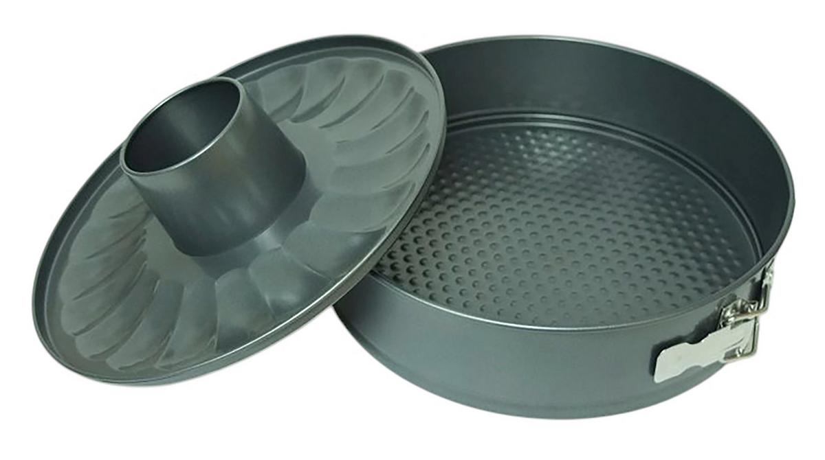 Forma na odnímatelným dnem Priemer: 28cm - šedá, Konvenční, kov (28/6,8cm) - Mömax