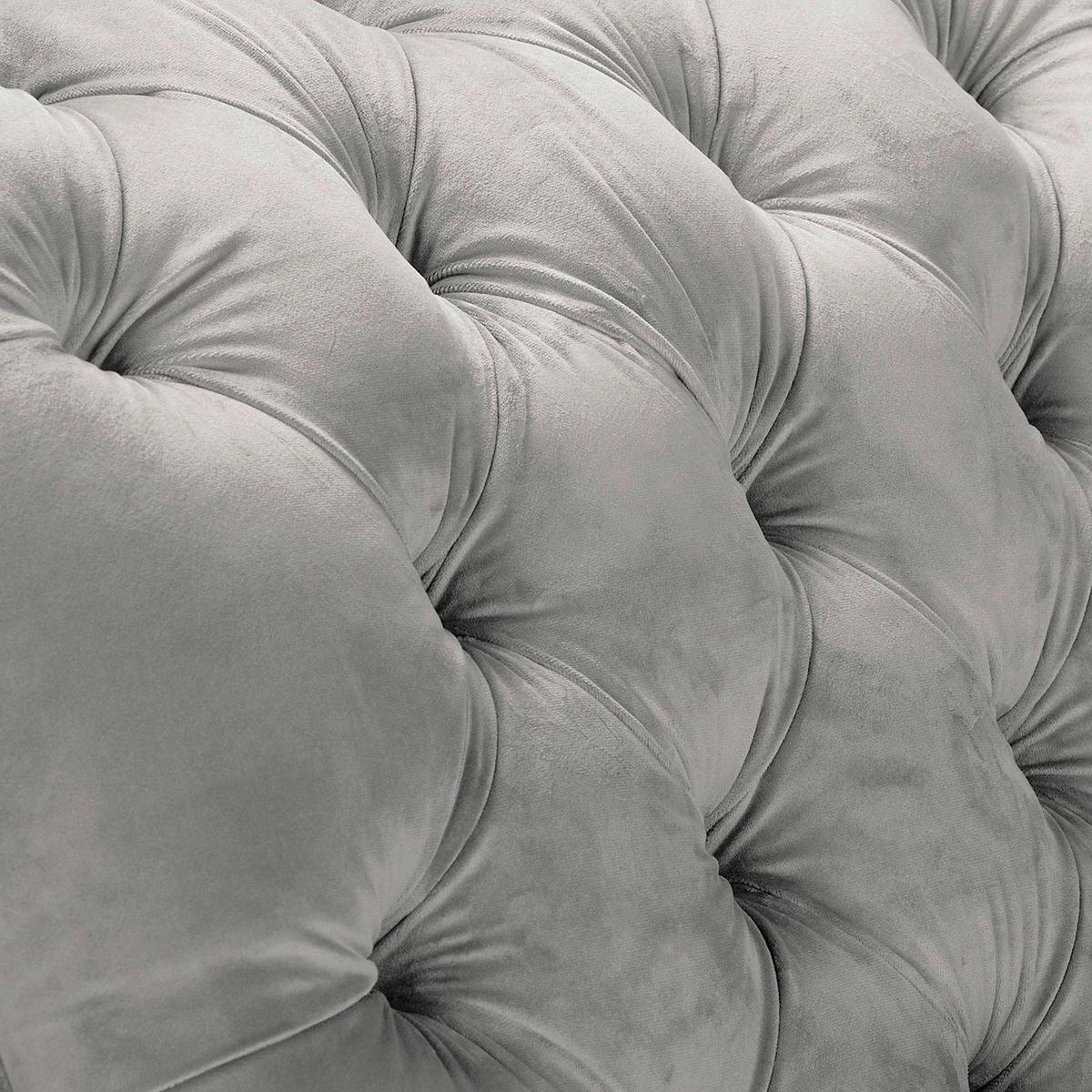 Récamiere Pako Grau B: 185cm - Braun/Grau, Design, Textil (185/93/75cm) - Livetastic