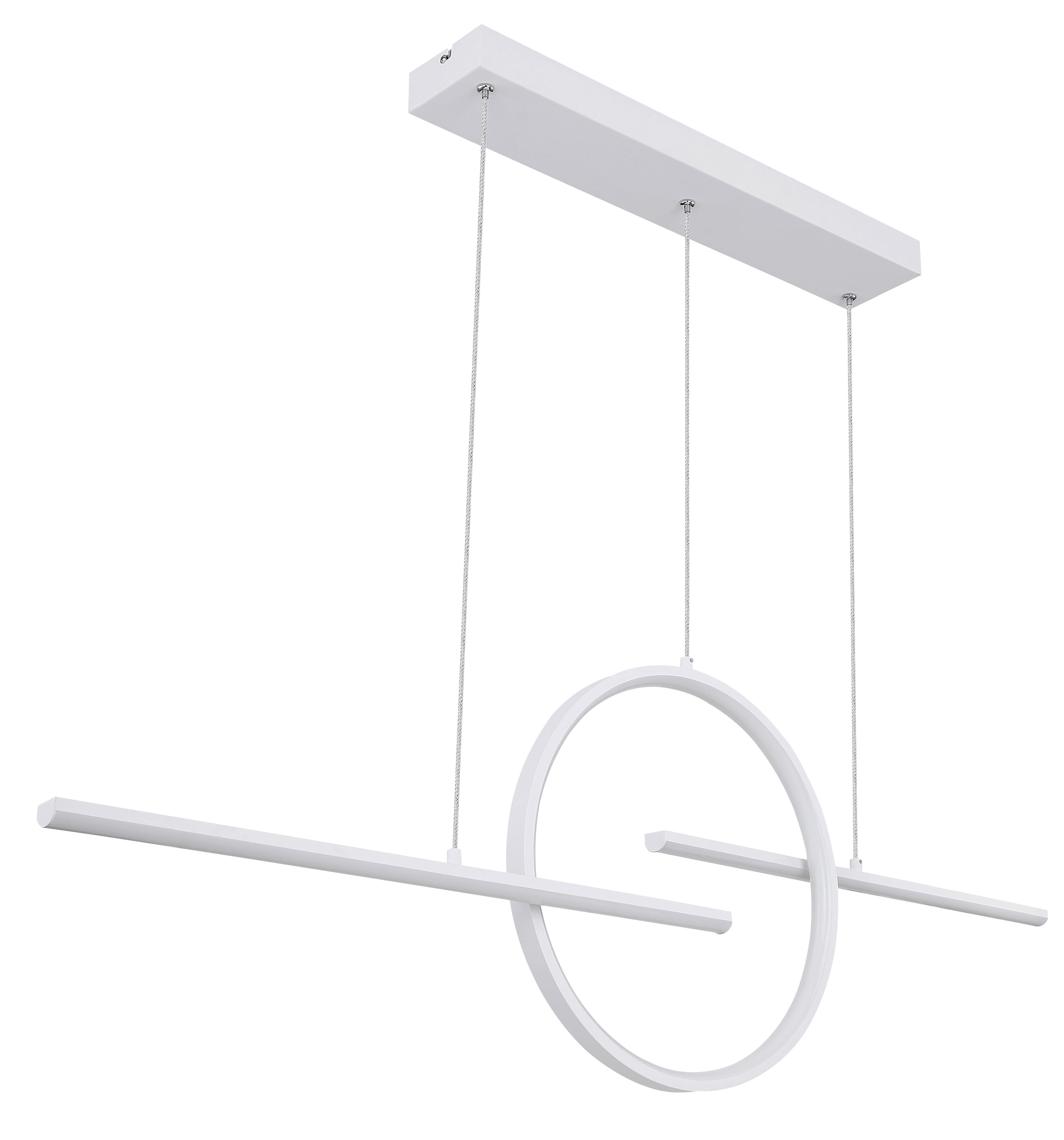 LED-Hängeleuchte H: 150 cm 1-Flammig inkl. Fernbedienung