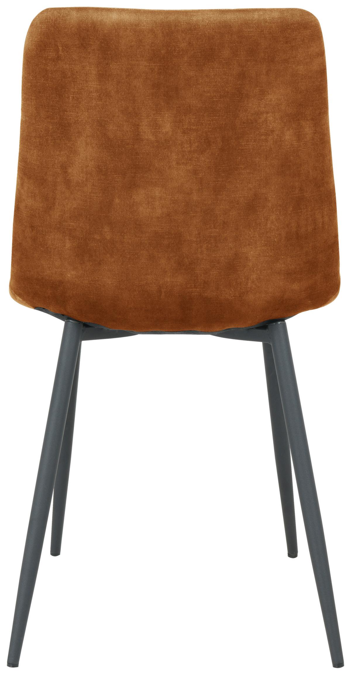 ČTYŘNOHÁ ŽIDLE LECH - černá/barvy zlata, Konvenční, kov/dřevo (45/88/55cm)
