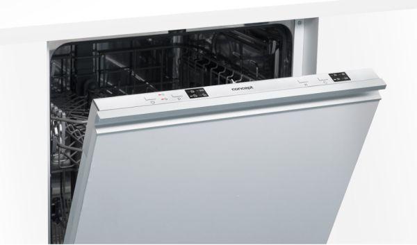 Vestavná myčka na nádobí Concept MNV4260 - barvy nerez oceli, Moderní, kov (59,8/81,5-88,5/57cm) - Concept