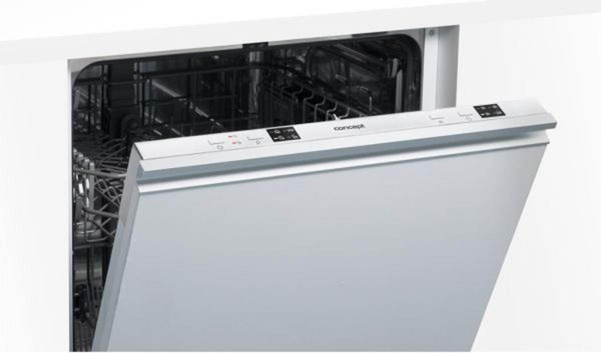 Vstavaná umývačka riadu Concept MNV4260 - farba ušľachtilej ocele, Modern, kov (59,8/81,5-88,5/57cm) - Concept
