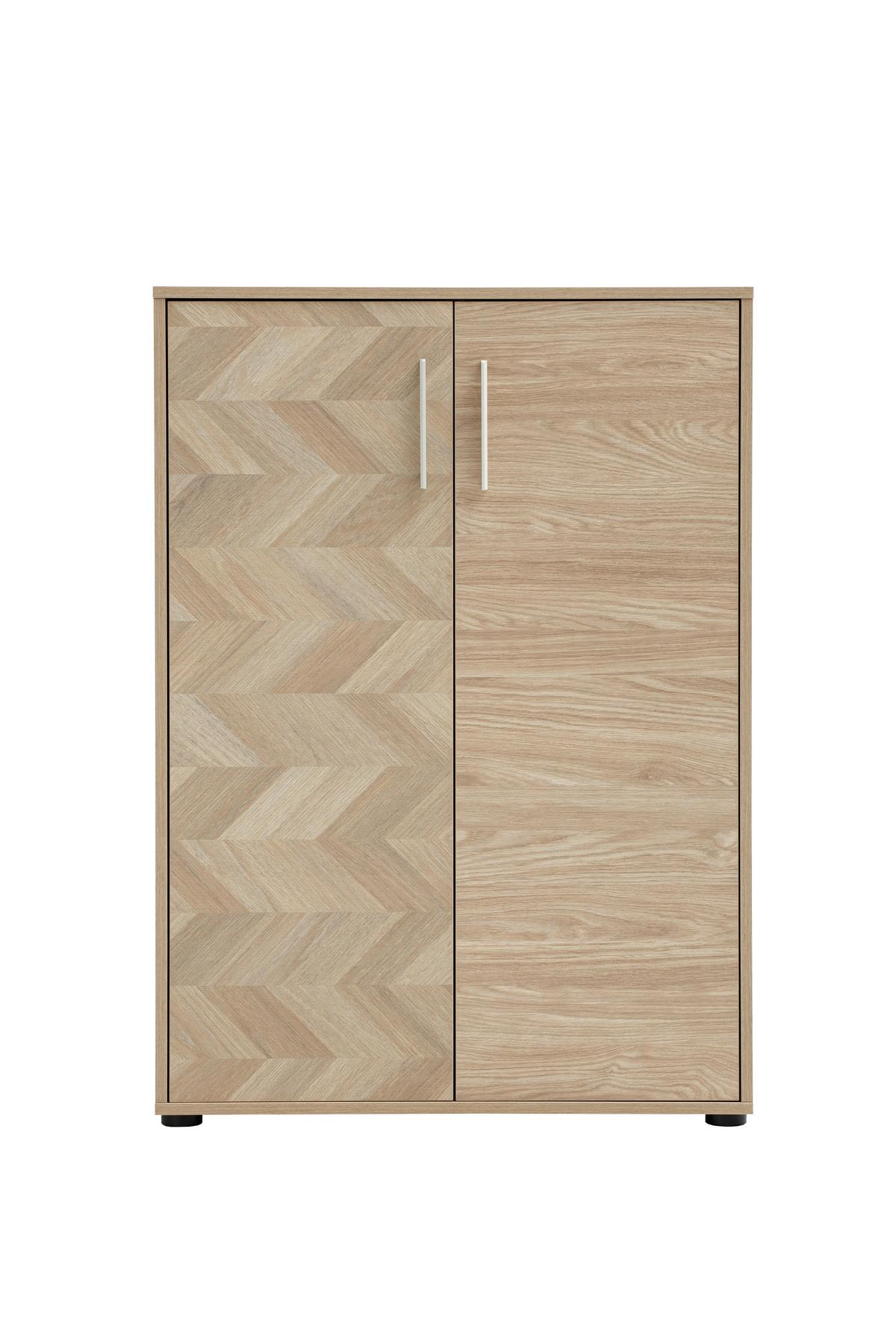 Aktenschrank Arezzo Eichefarben B: 80,1cm - Eichefarben, MODERN, Holzwerkstoff (80,1/113,4/38,2cm) - MID.YOU