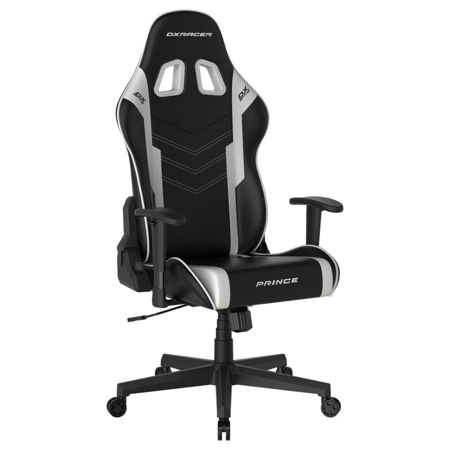 Gamingstuhl DX Racer Prince L Schwarz, Weiß 67x126x67 cm