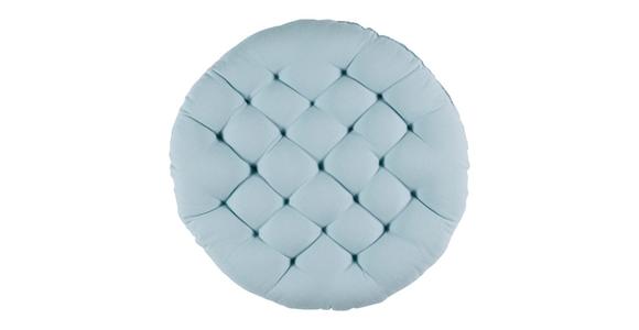 Sitzkissen Lianna - Blau, MODERN, Textil (42/5cm) - Luca Bessoni