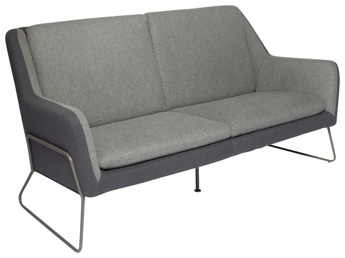 3-sitzer-sofa Lagun Hellgrau/dunkelgrau - Dunkelgrau/Hellgrau, MODERN, Textil (174/97/84cm) - MID.YOU