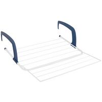 Ruhaszárító Állvány Rock - kék/fehér, Konventionell, műanyag/fém (51/51/16cm) - Homezone