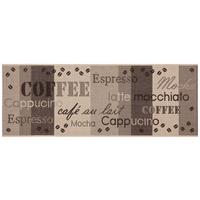 Teppich Läufer Küche Braun/Beige Coffee 80x200 cm - Beige/Braun, Basics, Textil (80/200cm) - James Wood
