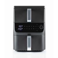 Heißluftfritteuse, 10 Liter Gourmetmaxx - Anthrazit, MODERN, Kunststoff/Metall (43/28,4/40cm)