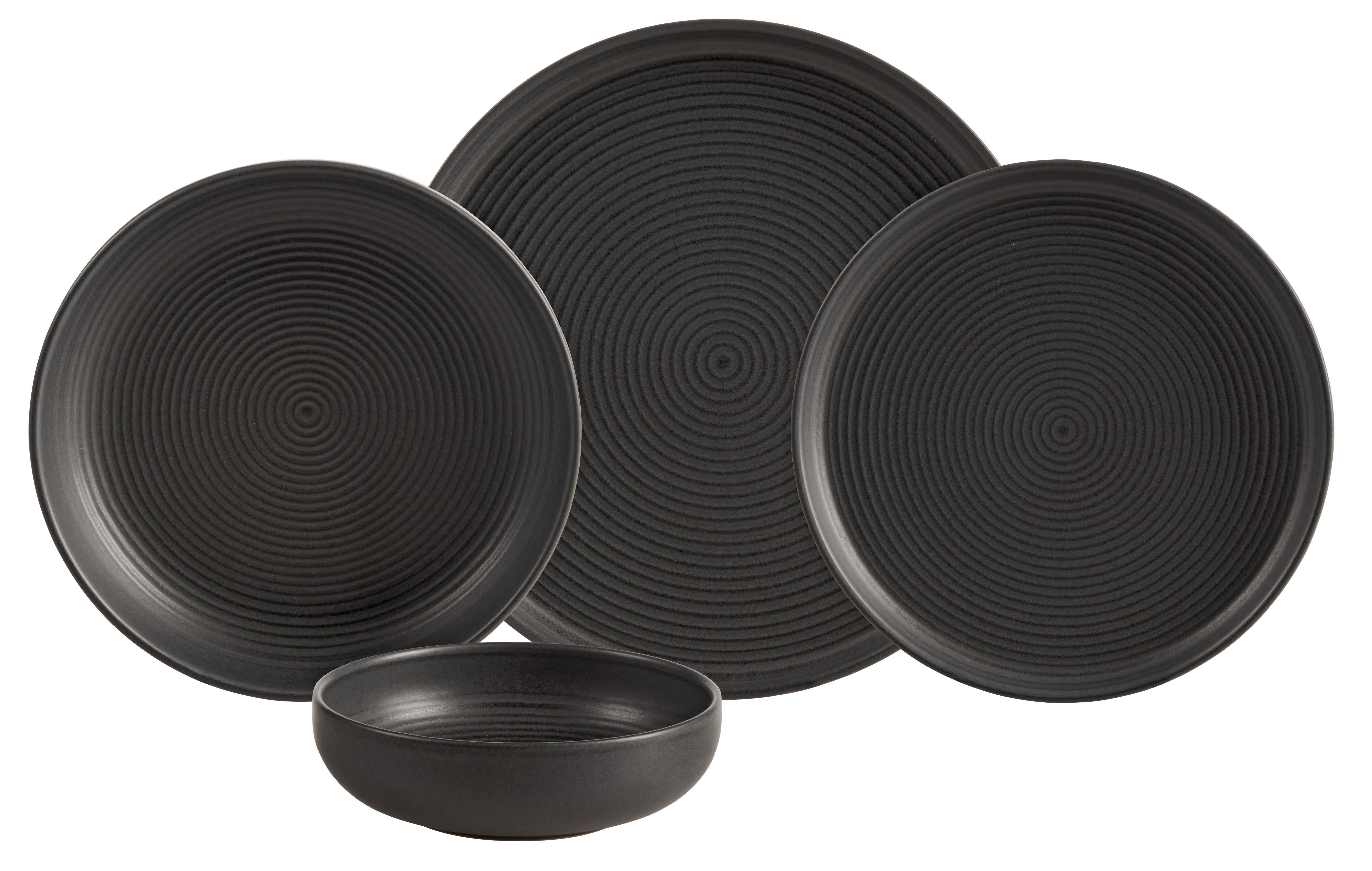 Kombinovaný Servis Blacktastic, 8-Dielny - Moderný, keramika (1/1/1cm) - Premium Living