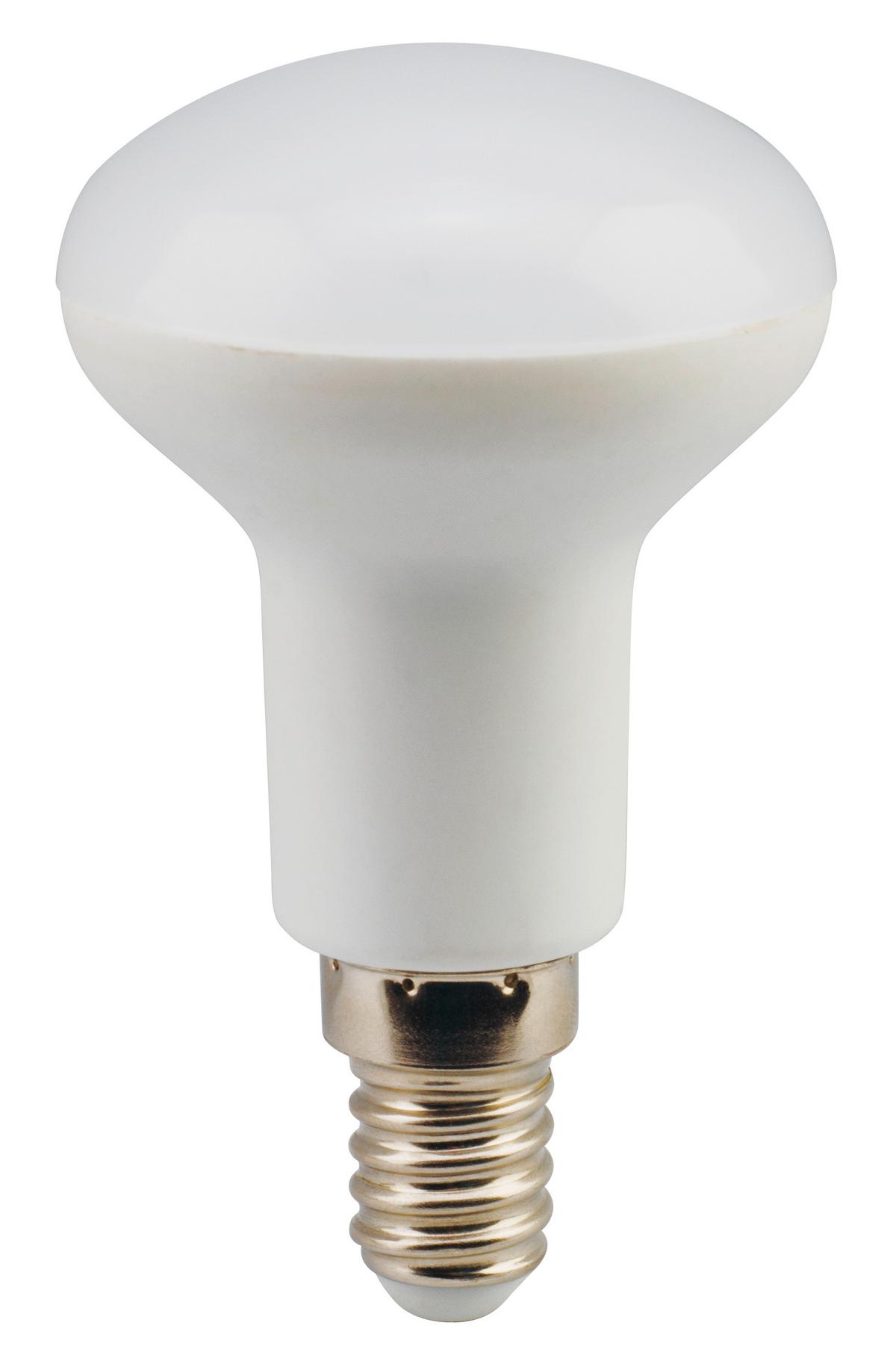 Led Izzó R50 6w, E14 - műanyag (5/8.5cm)