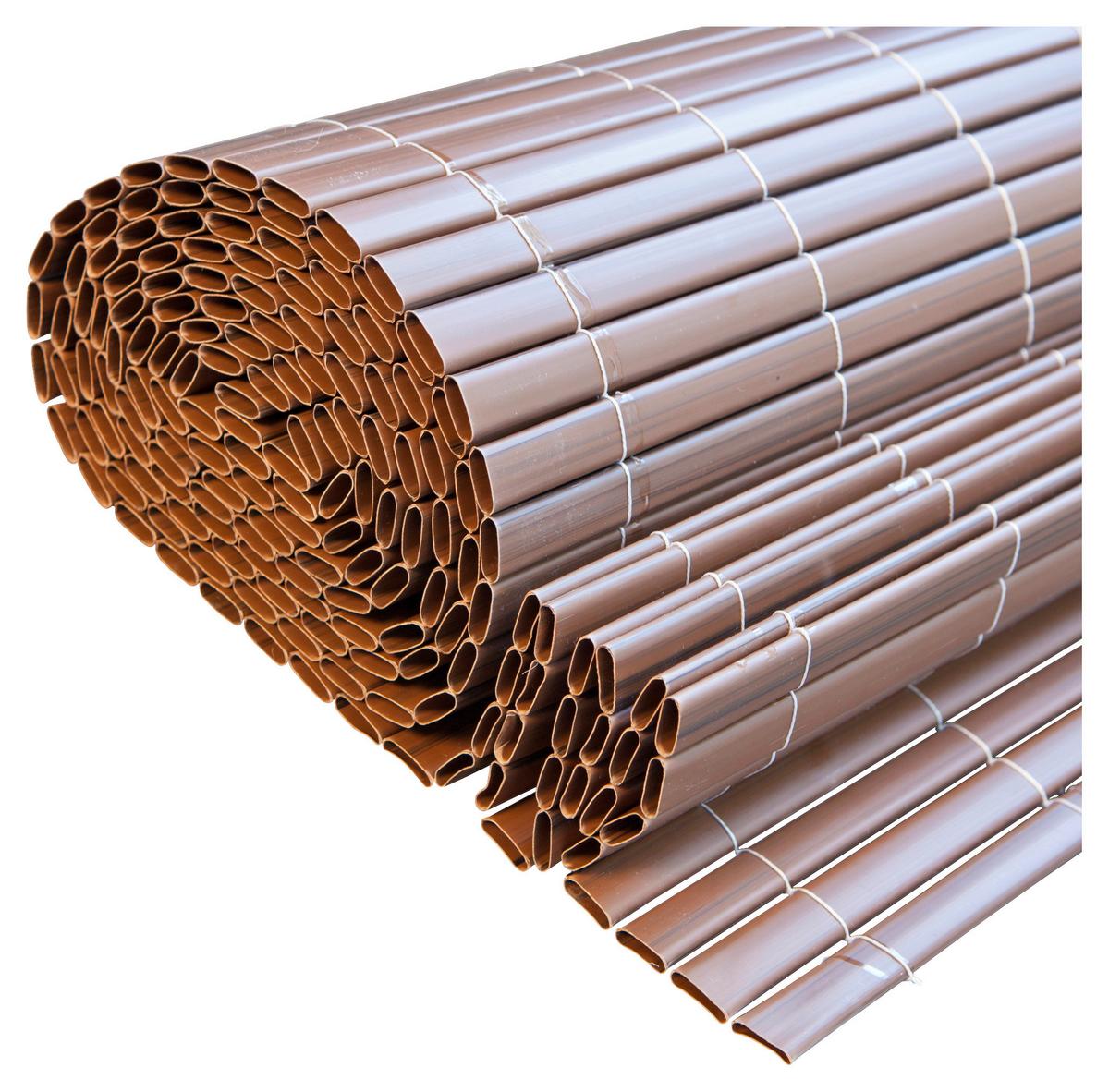 Sichtschutz Presidio Walnuss 300x100 Cm Witterungsbeständig - Braun, Basics, Kunststoff (300/100cm)