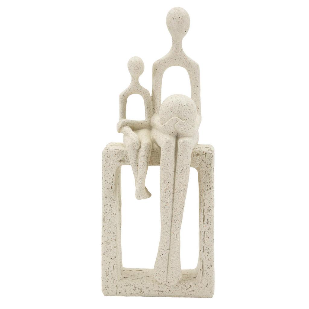 SKULPTUR Kunststoff, Cream