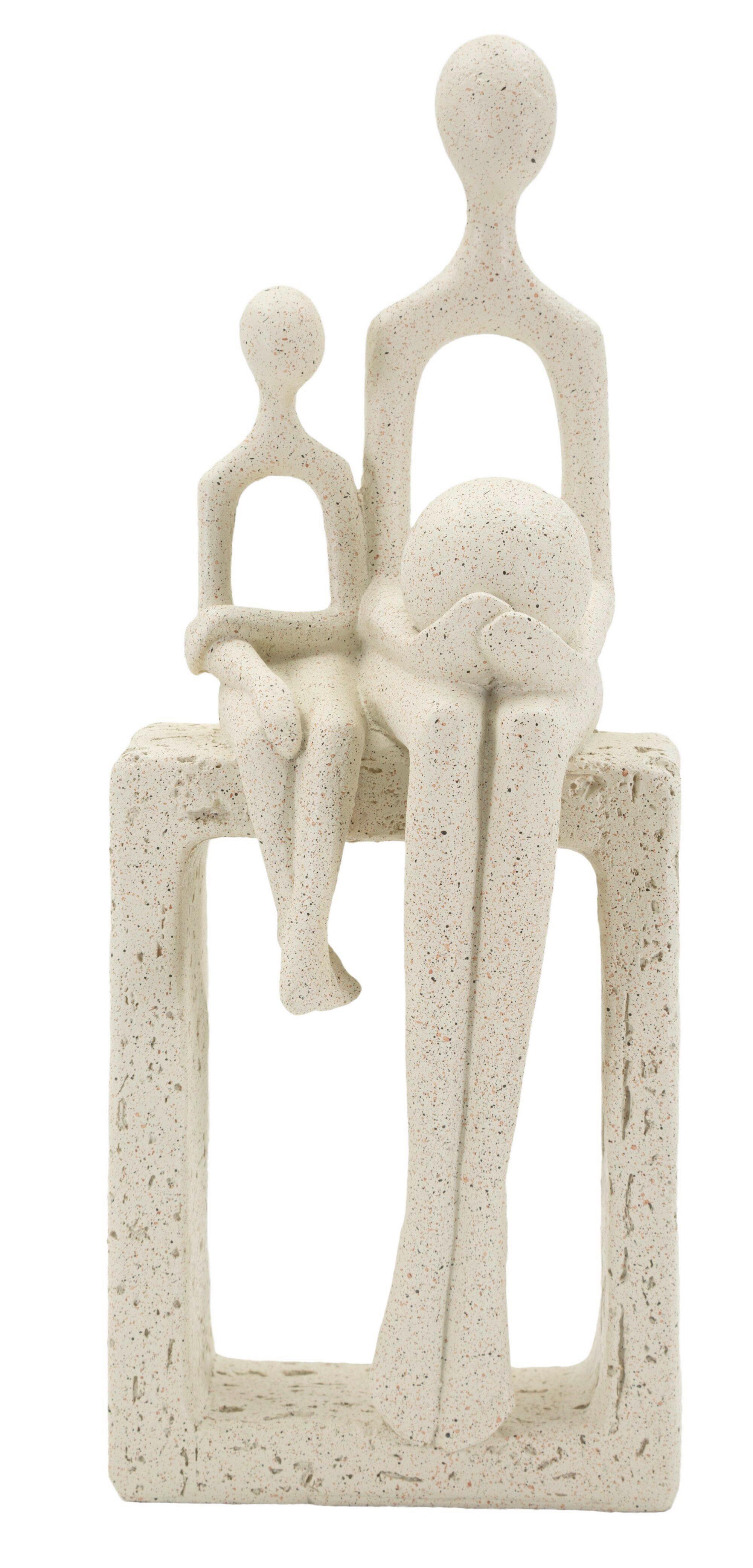 Skulptur Kunststoff, Cream