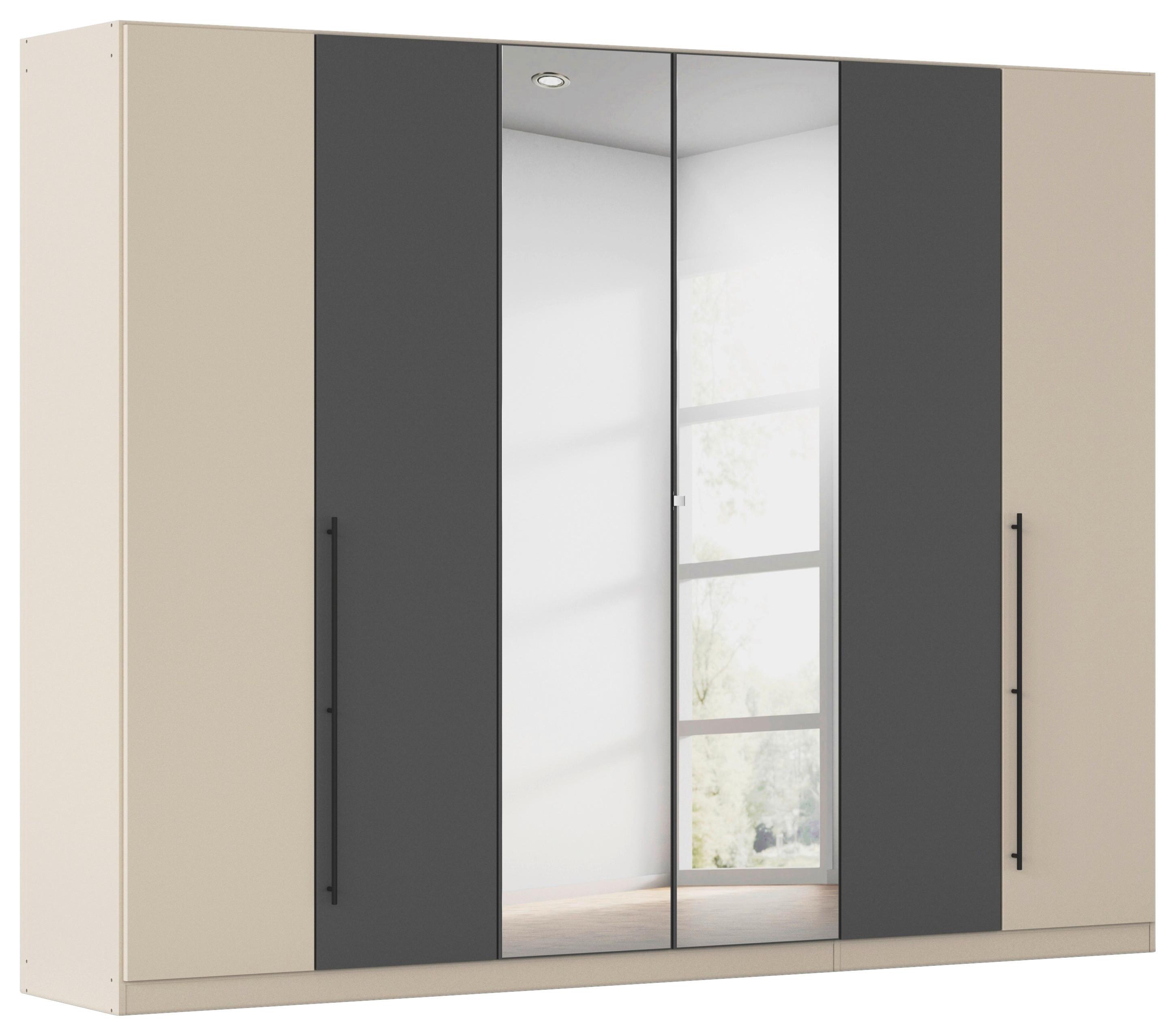 Kleiderschrank Safari mit Spiegel B: 271 cm