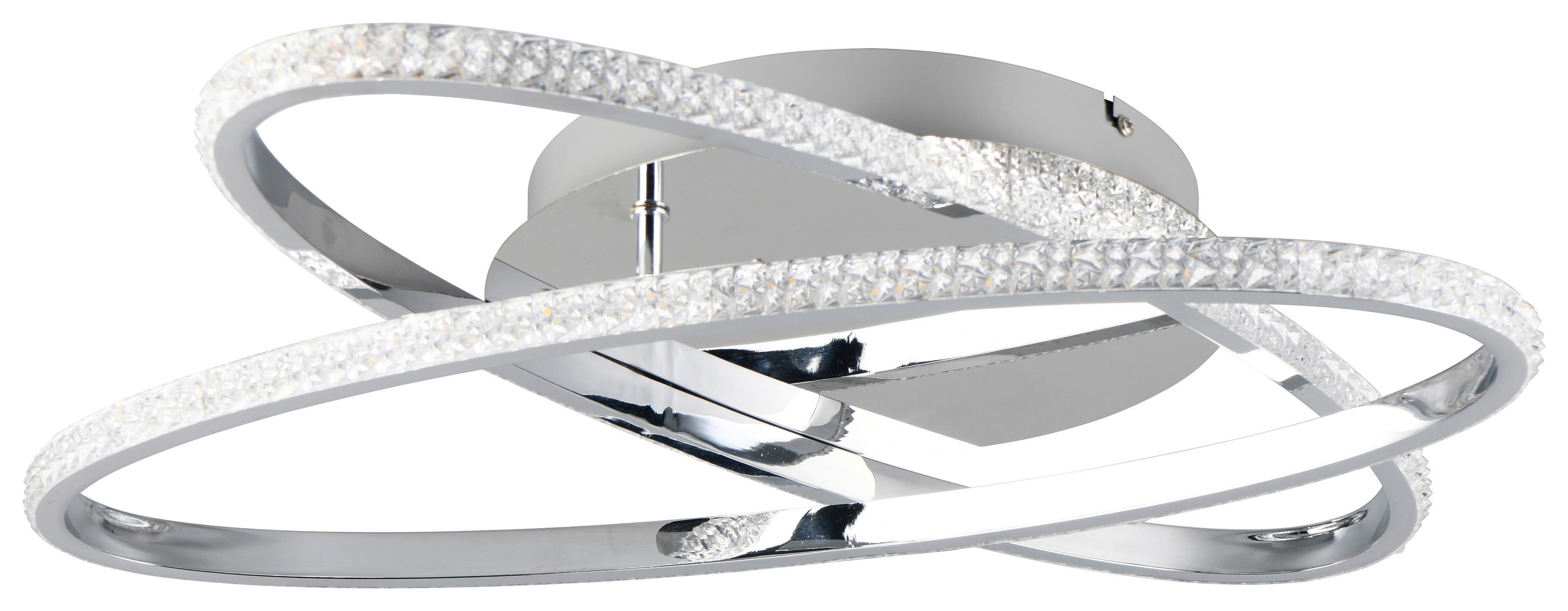 Led-deckenleuchte R67802106 Lane - Chromfarben, KONVENTIONELL, Metall (58/9cm)