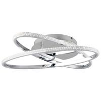 Led-deckenleuchte R67802106 Lane - Chromfarben, KONVENTIONELL, Metall (58/9cm)