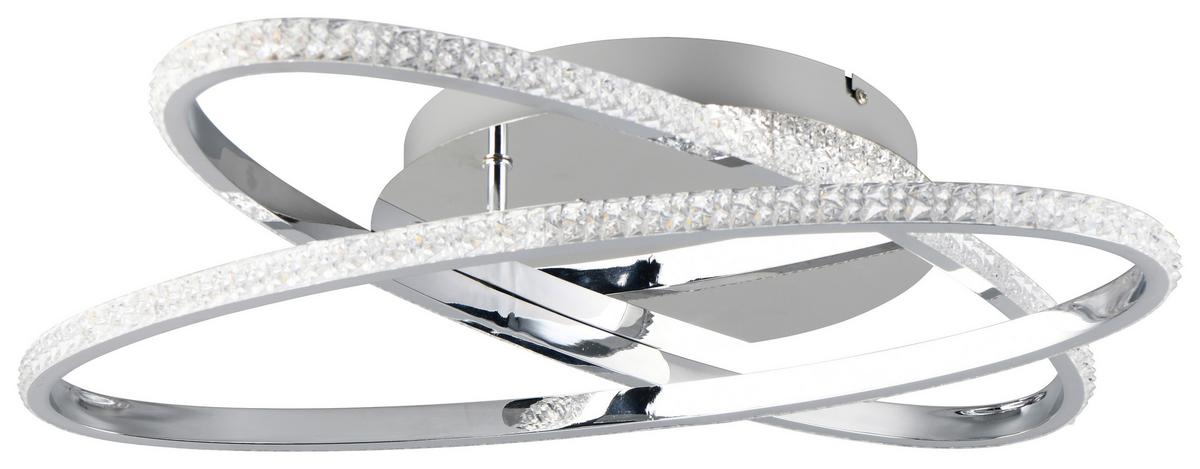 Led-deckenleuchte R67802106 Lane - Chromfarben, KONVENTIONELL, Metall (58/9cm)