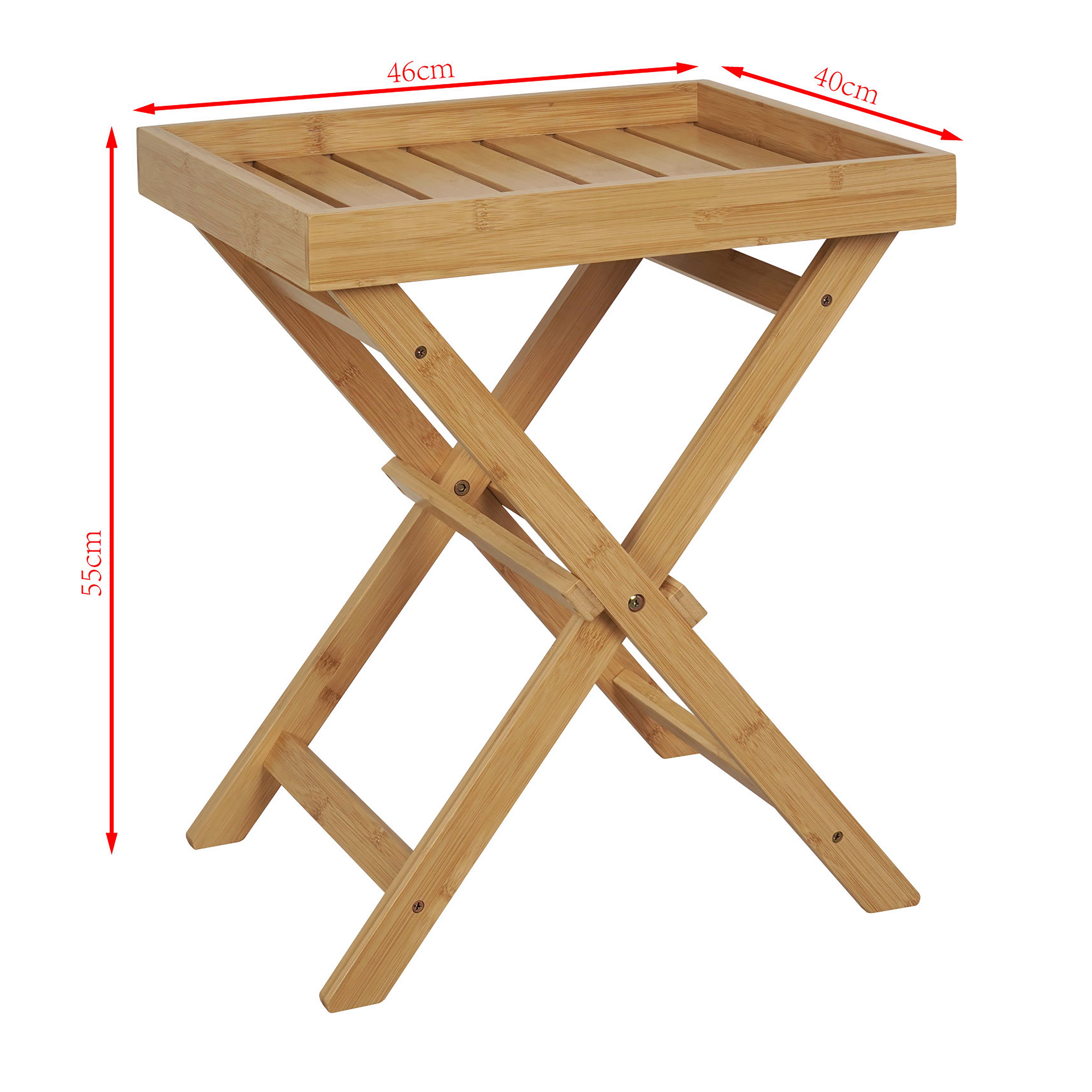 Beistelltisch Felix 2 - Naturfarben, MODERN, Naturmaterialien (46/55/40cm)