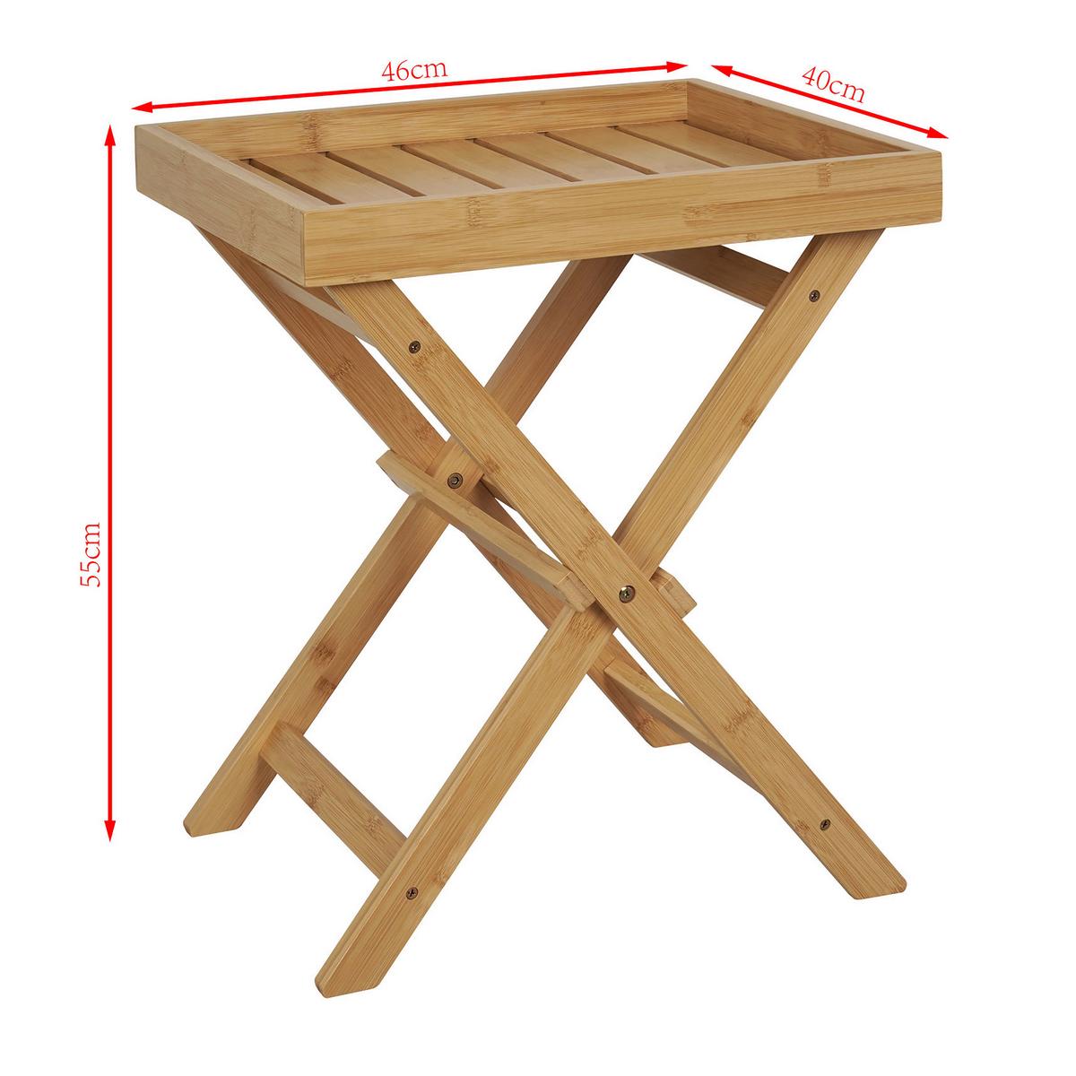 Kisasztal Nl24141n 46/55 Cm - natúr, Modern, természetes anyagok (46/55/40cm)