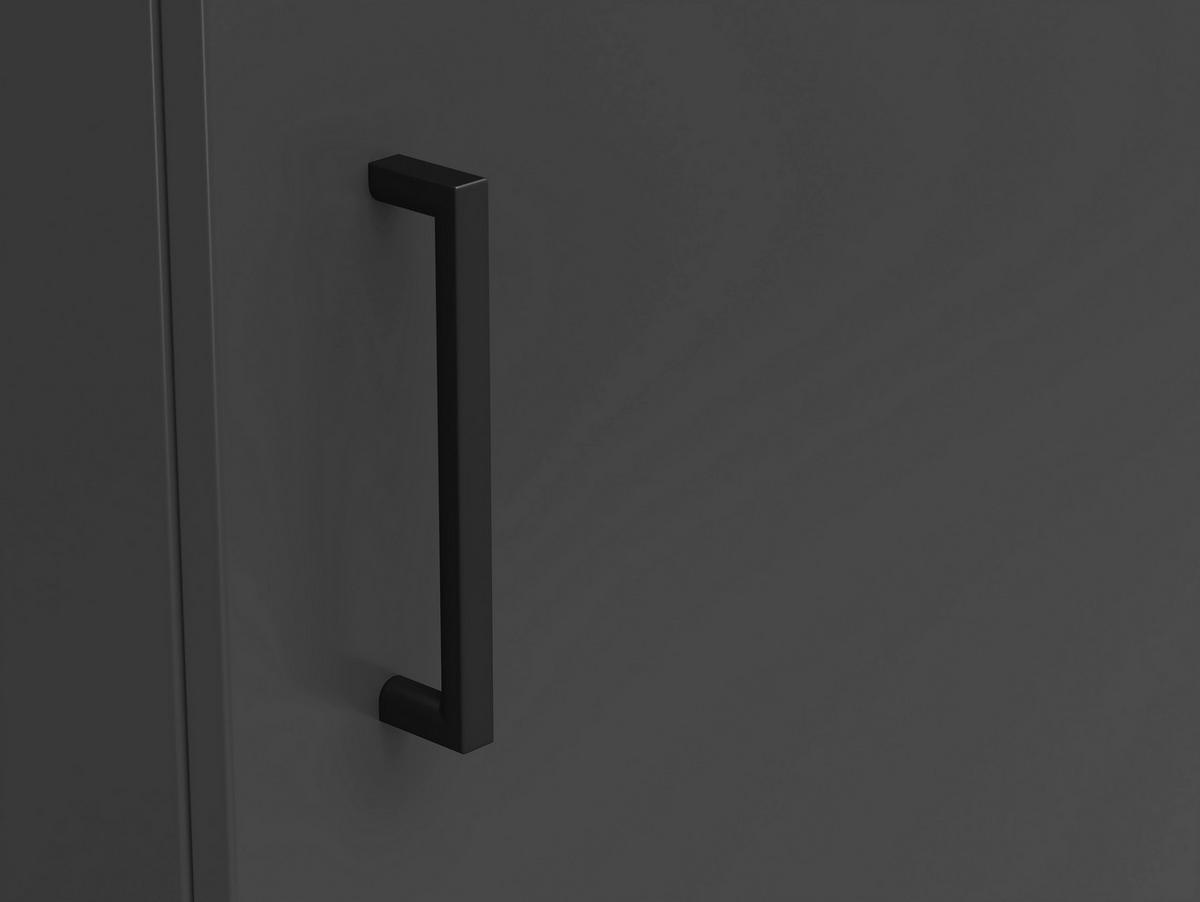Komoda Cabinet š: 45 cm - čierna/grafitová, Modern, kompozitné drevo/plast (45/115/40cm)