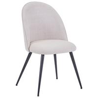 ŽIDLE LOTTE - černá/béžová, Lifestyle, kov/textil (49.5/83.5/53.5cm) - Mömax