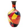 Vase Rubic Gelb/Rot/Schwarz B: 29 cm - Gelb/Rot, Basics, Kunststoff (29/59/29cm)