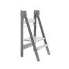 Lernturm Space Saving Grau - Grau, Basics, Holz (38/90/40cm)