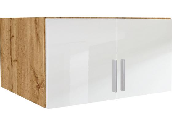 Nadstavec Na Skriňu K 2-dverovej Skrini, Dub Wotan - farby dubu/biela, Moderný, drevo (91/40/54cm) Nadstavec Na Skriňu K 2-dverovej Skrini, Dub Wotan - farby dubu/biela, Moderný, drevo (91/40/54cm)