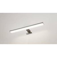 Spiegelleuchte Helli L: 40 cm, Chromfarben, 8 W, Led - Chromfarben, KONVENTIONELL, Kunststoff (40cm)
