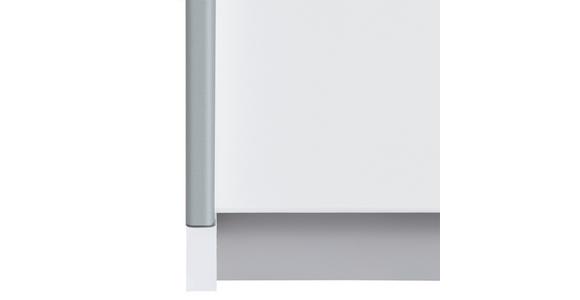 Schwebetürenschrank 361cm Bensheim, Weiß/basalt - Dunkelgrau/Weiß, MODERN, Glas/Holzwerkstoff (361/230/62cm) - James Wood