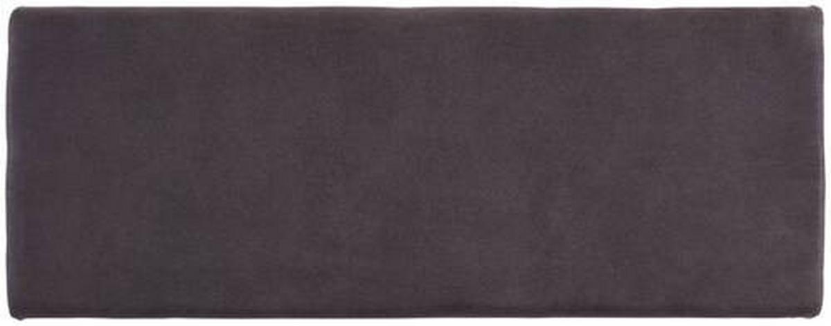 Poduška na sedenie ONTARIO - sivá, Modern, textil/plast (96/5/37cm)