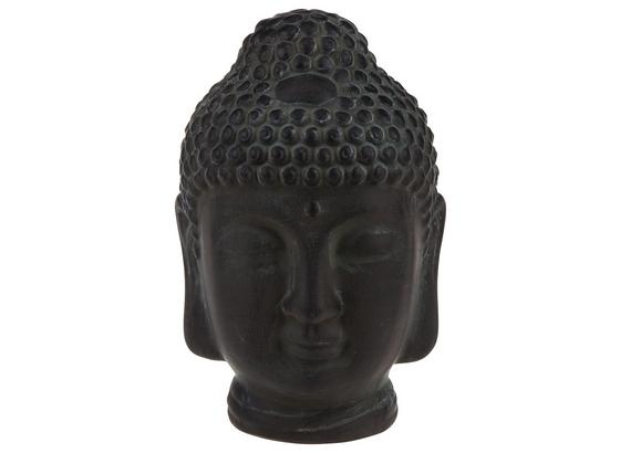 Buddhakopf Padma - Schwarz, Design, Stein (13/20cm) Buddhakopf Padma - Schwarz, Design, Stein (13/20cm)