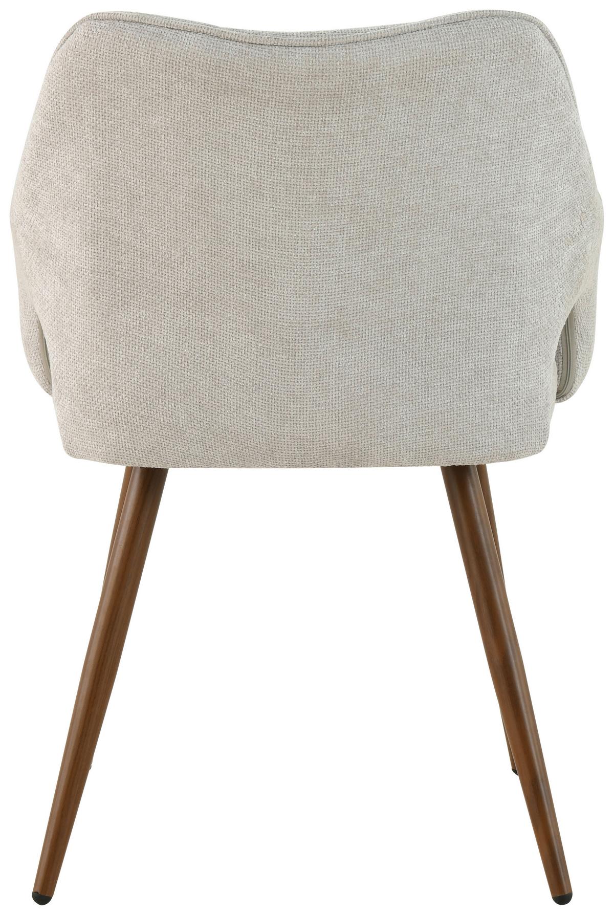 ŽIDLE S PODRUČKAMI JAMIE - světle hnědá/barvy vlašských ořechů, Lifestyle, kov/dřevo (55/80/60cm) - MID.YOU