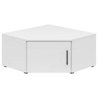 Nástavec na skříň MULTISTAURAUM š: 101 cm - bílá/černá, Moderní, kompozitní dřevo/plast (71,5/71,5cm)