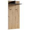 Garderobenpaneel Ben B: 60cm Anthrazit - Anthrazit/Eiche Artisan, MODERN, Holzwerkstoff (60/136/27cm) - MID.YOU
