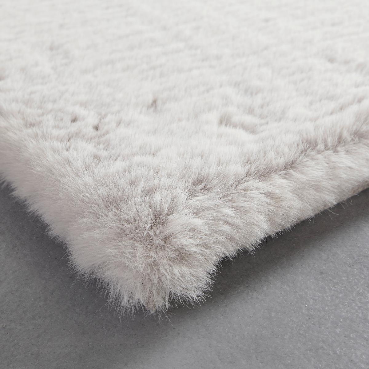 UMELÁ KOŽUŠINA Caroline 1, 80/150cm - strieborná, textil (80/150cm) - Mömax