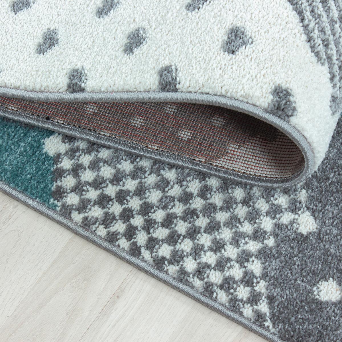 Dětský koberec OBLAKA, 140x200 - modrá, Trend, textil (140/200cm) - Ben'n'jen