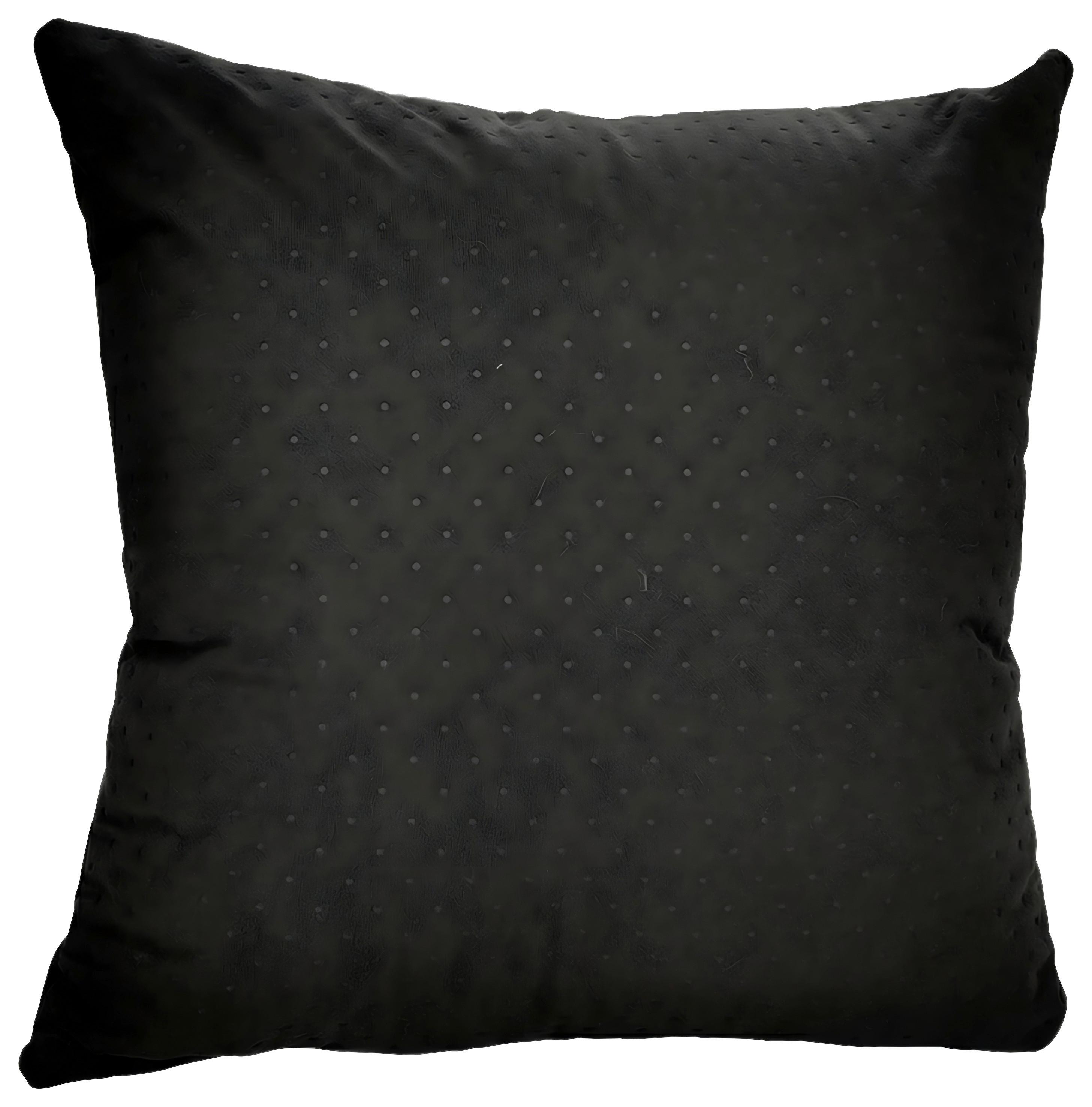 ZIERKISSEN JENA - Schwarz, MODERN, Textil (45/45cm) - Luca Bessoni