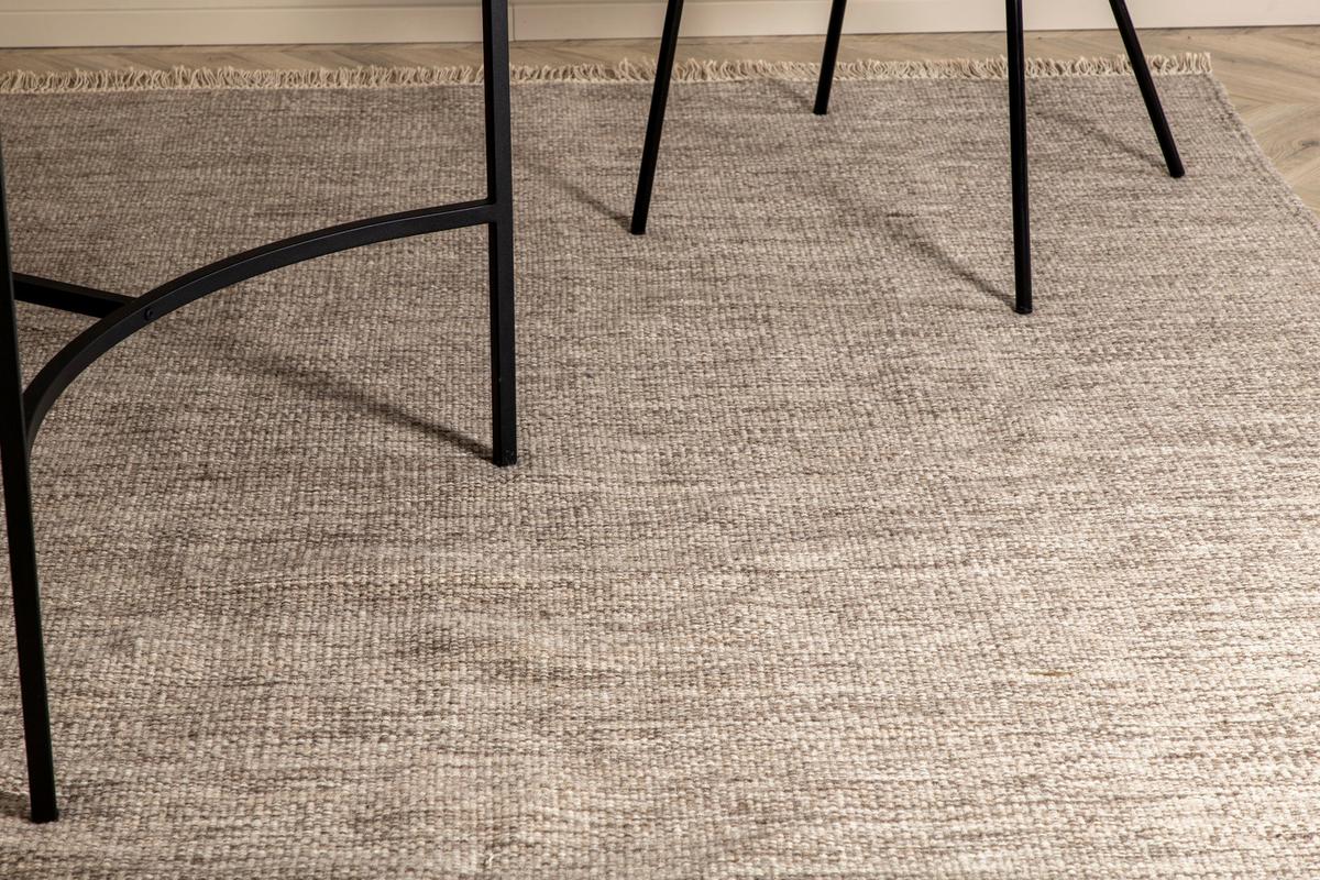 Flachwebteppich Cyrus - Beige, LIFESTYLE, Textil (160/230cm) - P & B