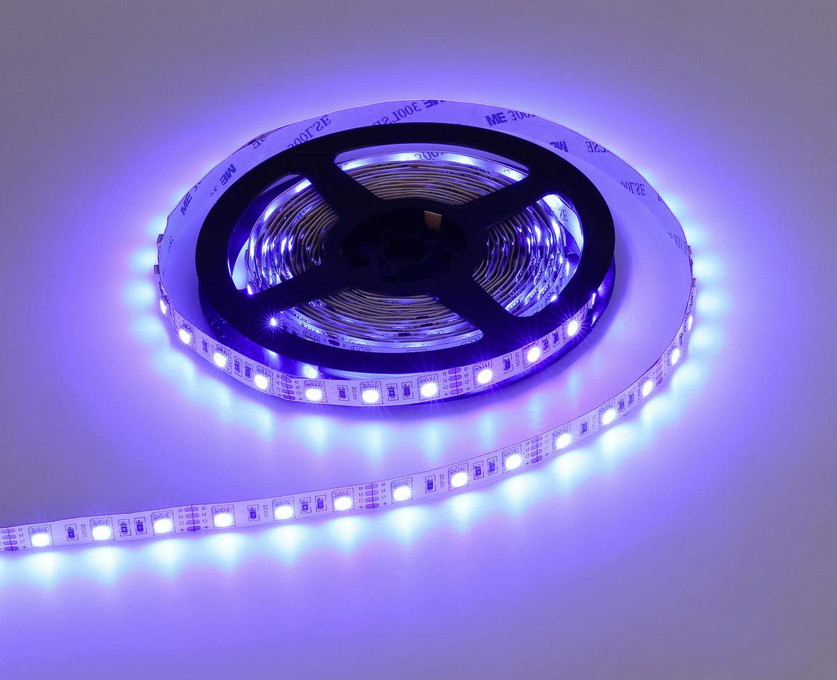 Led-stripe Doris Farbwechsler + Fernbedienung - Klar/Weiß, MODERN, Kunststoff (500cm) - Luca Bessoni