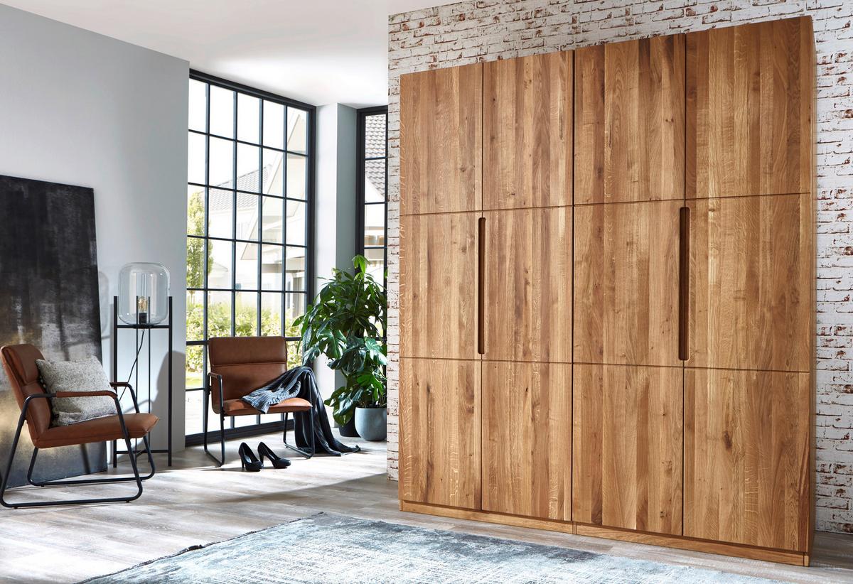 Drehtürenschrank Joja, Wildeiche B: 202 Cm - Wildeiche, MODERN, Holz (202/223/62cm) - MID.YOU