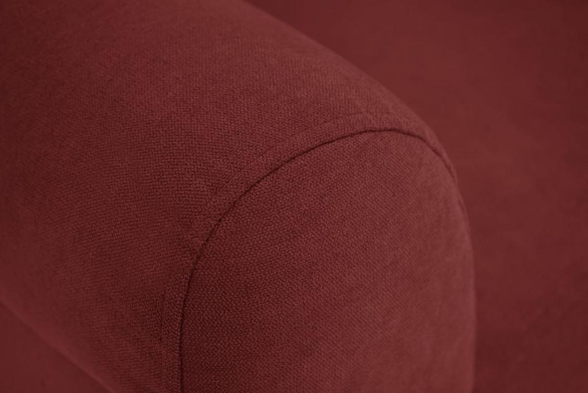 Křeslo ušák CHANDLER, vínově červená - vínově červená/hnědá, Design, dřevo/kompozitní dřevo (95/109/97cm) - Ondega