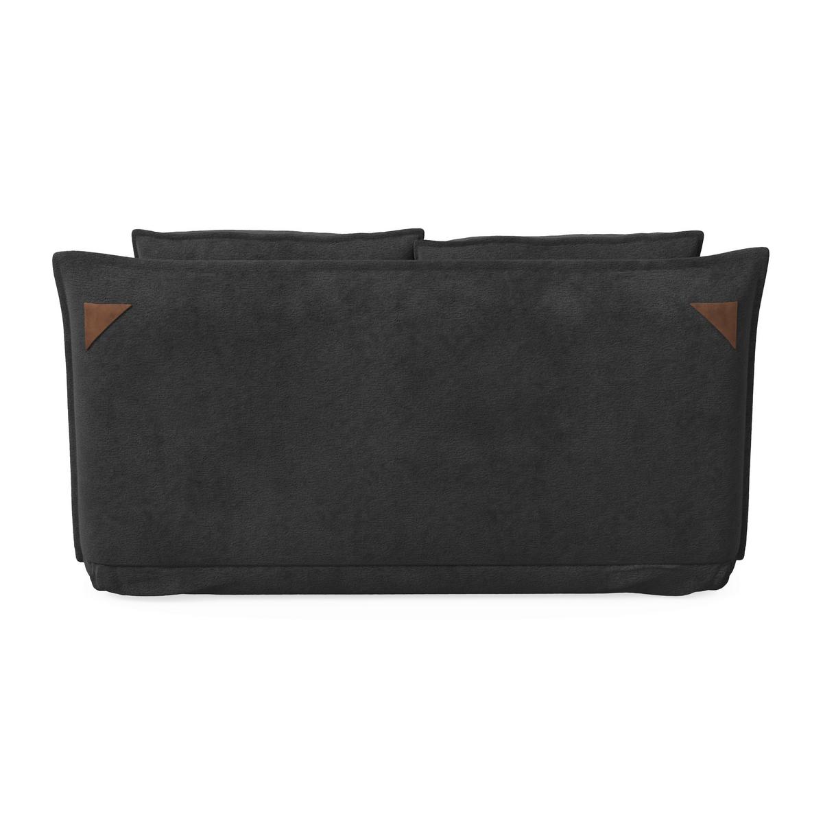 Rozkládací pohovka MACY, tmavě šedá, max. 240 kg - tmavě šedá, Moderní, kov/textil (141/68/87cm) - Bessagi Home