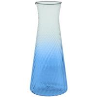 Wasserkaraffe Tessa - Blau/Mintgrün, Basics, Glas (11/27,5cm) - Luca Bessoni
